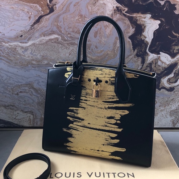 Louis Vuitton City Steamer Golden Light MM Tote - Picture 6 of 8